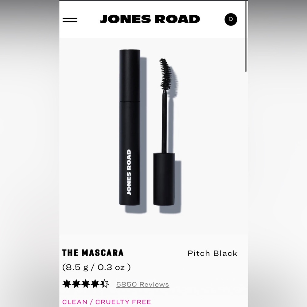 Jones Road Mascara Pitch Black